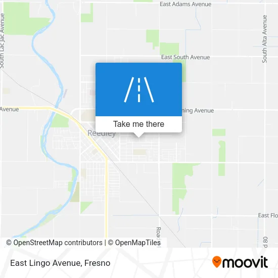 Mapa de East Lingo Avenue