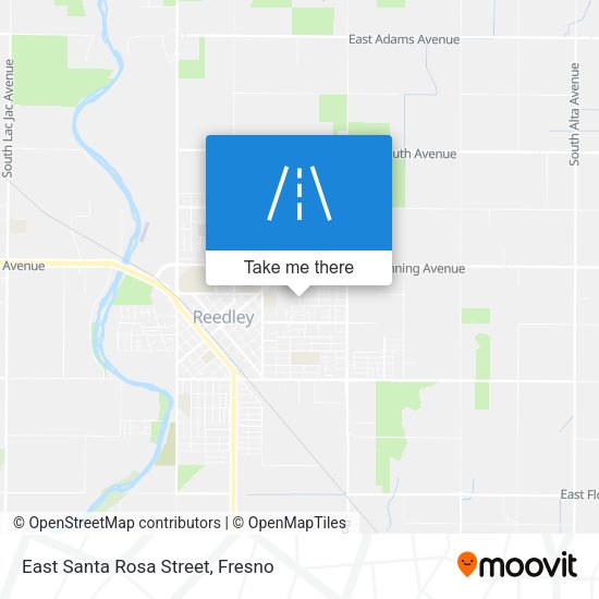 East Santa Rosa Street map