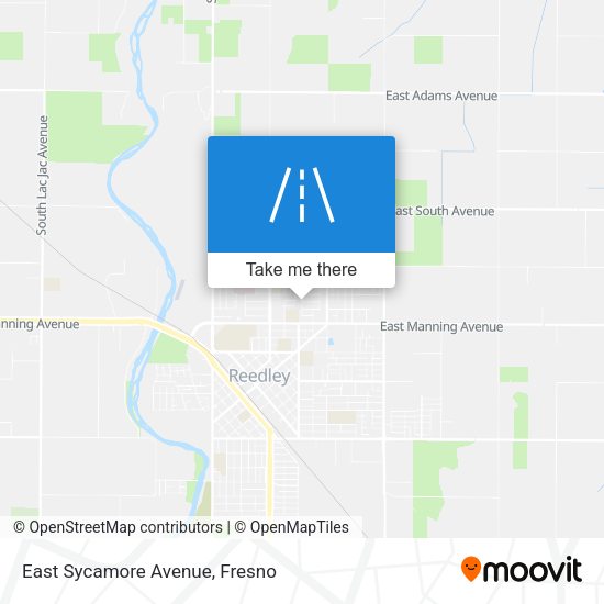 East Sycamore Avenue map