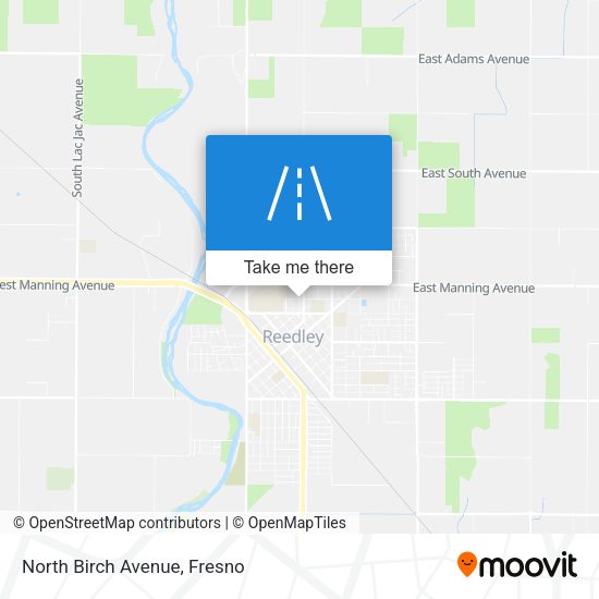 Mapa de North Birch Avenue