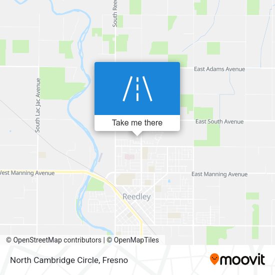 Mapa de North Cambridge Circle