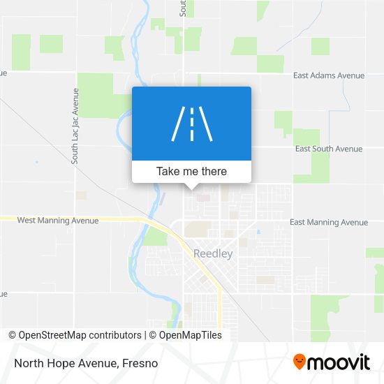 Mapa de North Hope Avenue