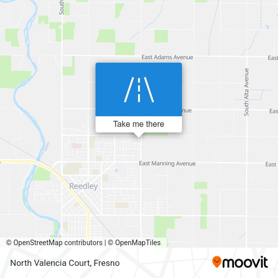 North Valencia Court map