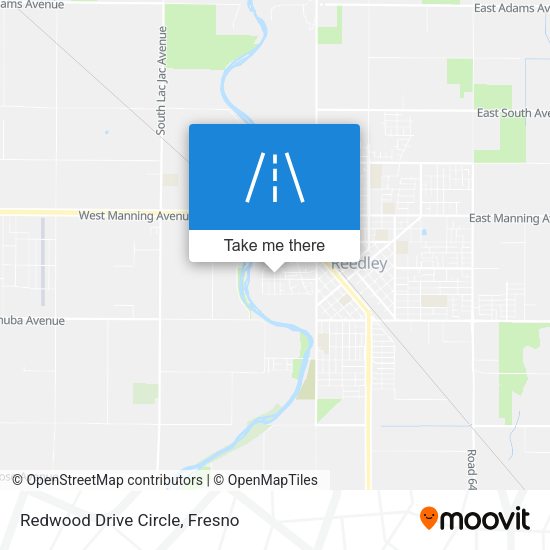 Redwood Drive Circle map