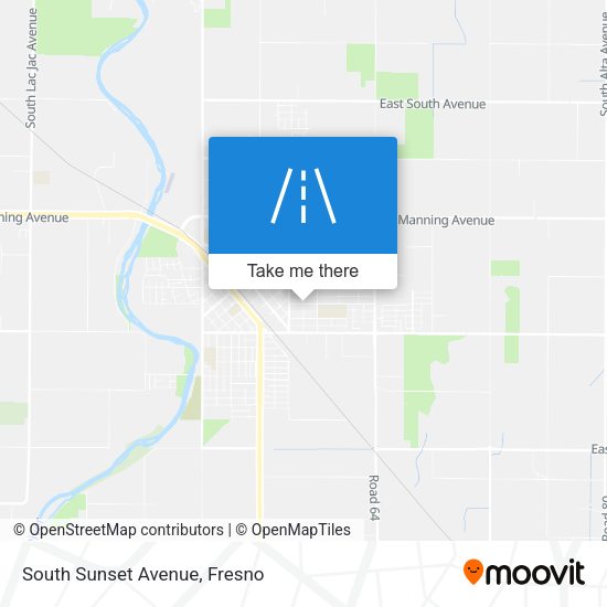 Mapa de South Sunset Avenue