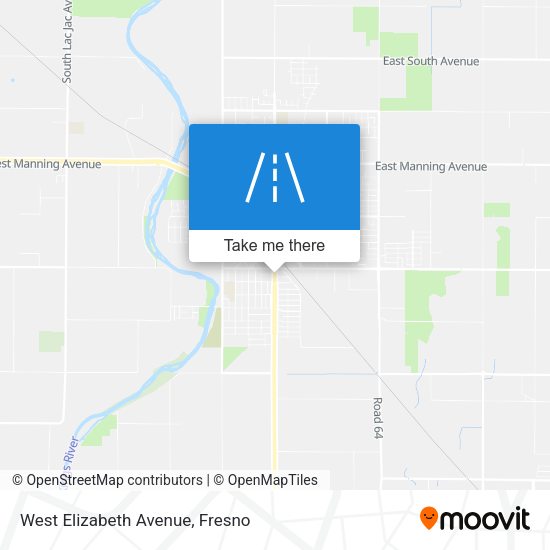 West Elizabeth Avenue map