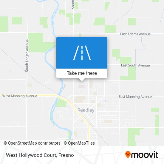 Mapa de West Hollywood Court