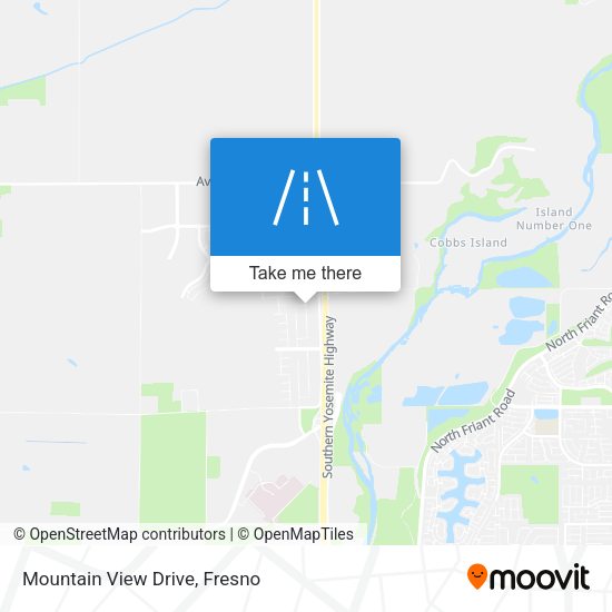 Mountain View Drive map
