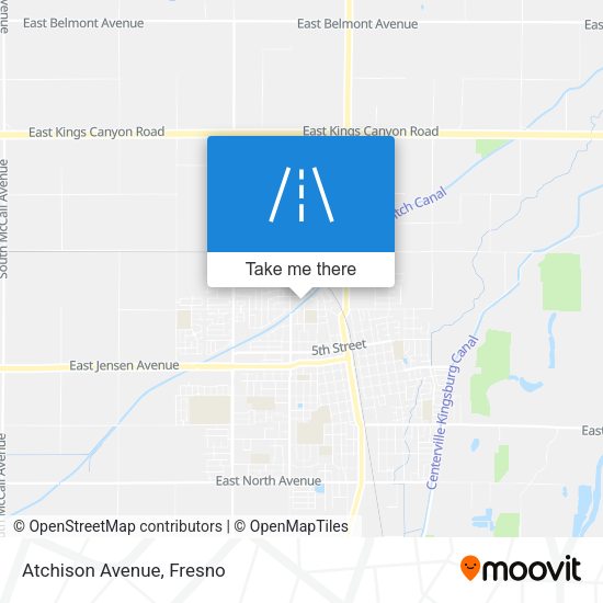 Mapa de Atchison Avenue