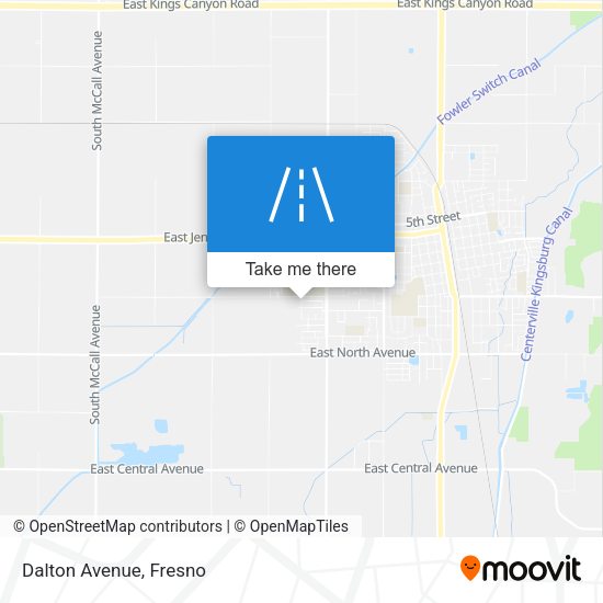 Mapa de Dalton Avenue