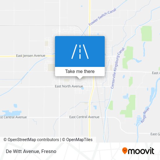 Mapa de De Witt Avenue