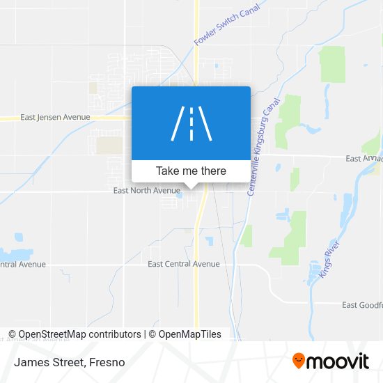 Mapa de James Street