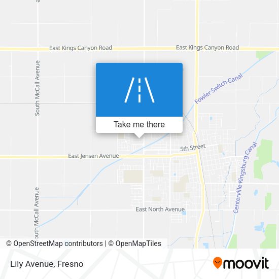 Lily Avenue map