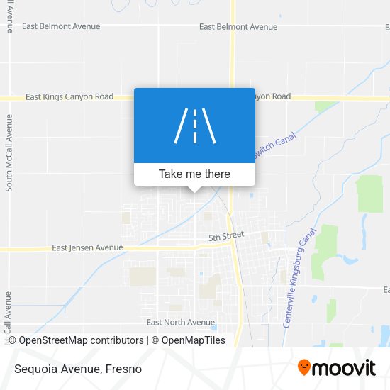 Sequoia Avenue map