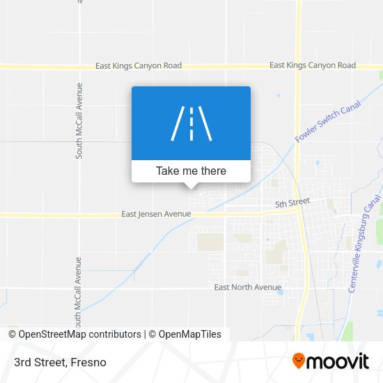 Mapa de 3rd Street