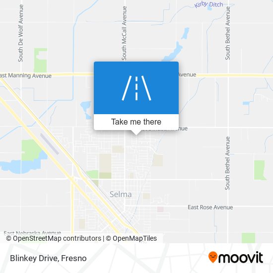 Blinkey Drive map