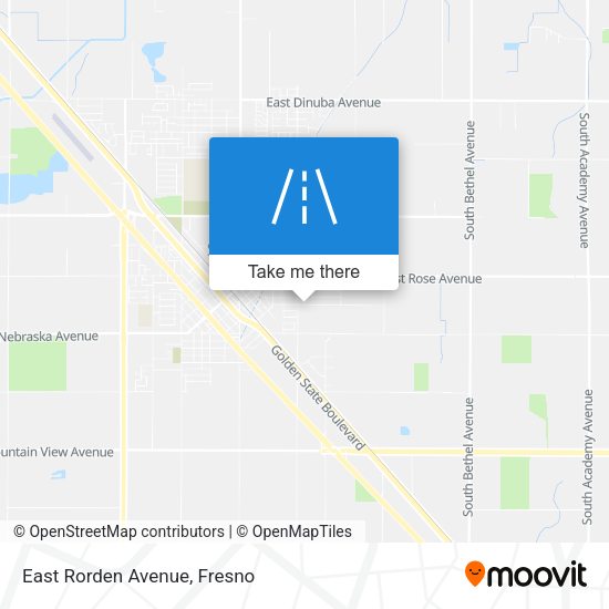 Mapa de East Rorden Avenue