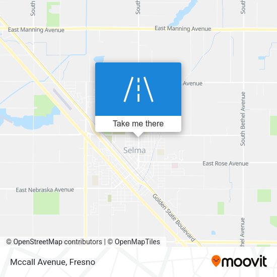 Mccall Avenue map