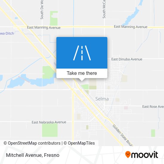 Mapa de Mitchell Avenue