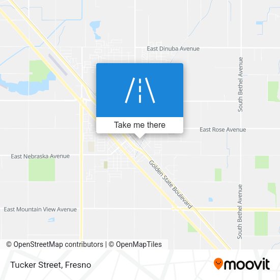 Mapa de Tucker Street