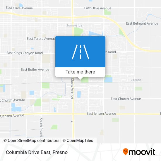 Mapa de Columbia Drive East