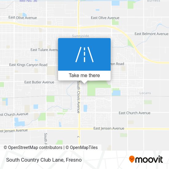 Mapa de South Country Club Lane