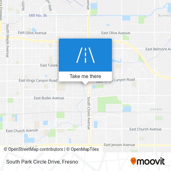 South Park Circle Drive map