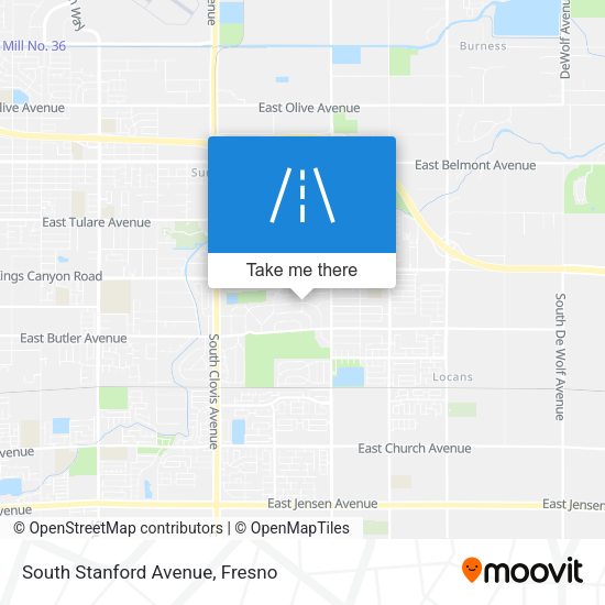 Mapa de South Stanford Avenue