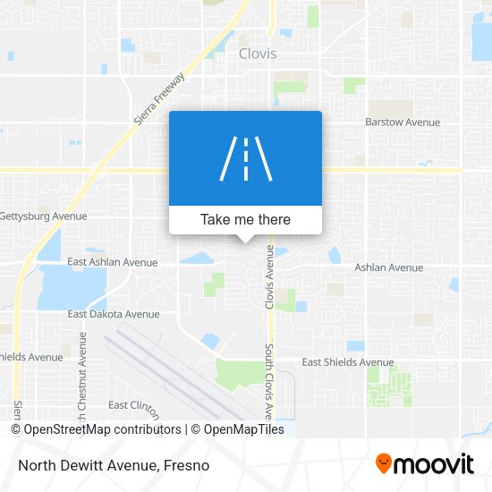 Mapa de North Dewitt Avenue