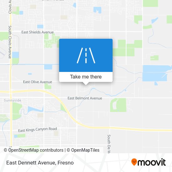 East Dennett Avenue map