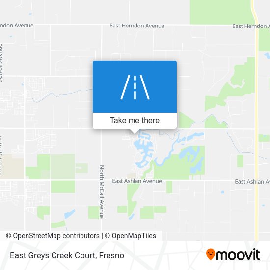 East Greys Creek Court map
