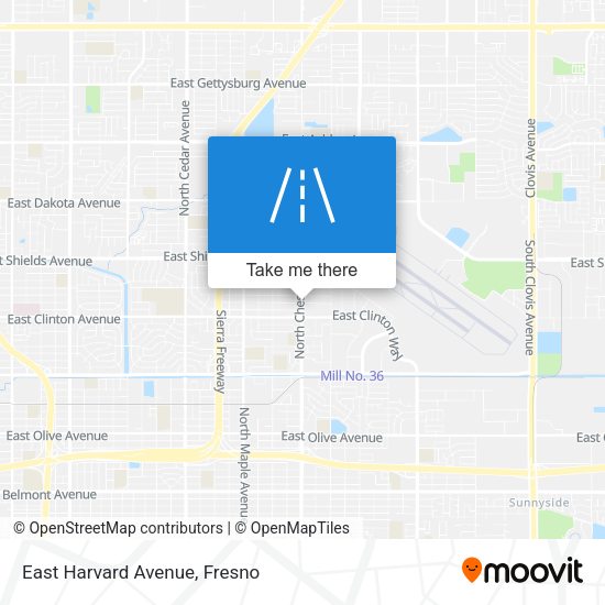 Mapa de East Harvard Avenue