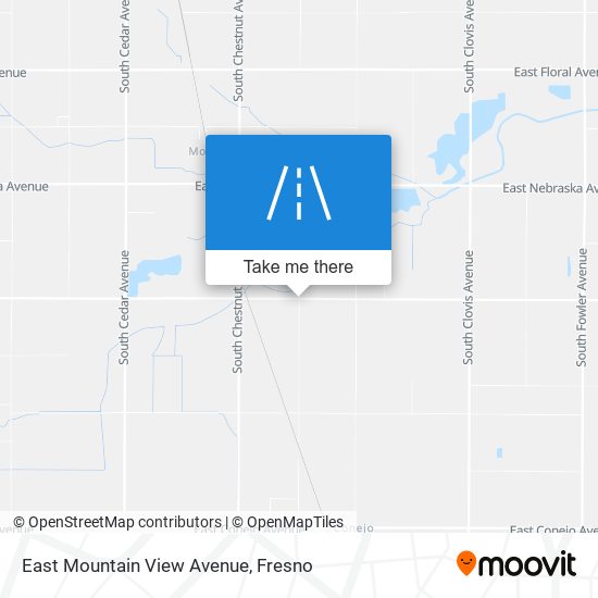 Mapa de East Mountain View Avenue