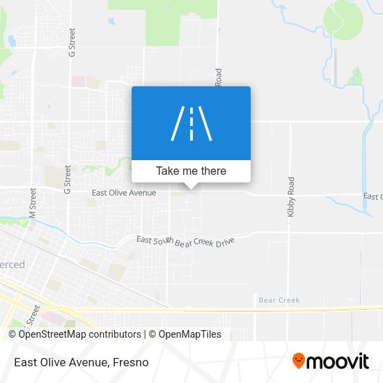 Mapa de East Olive Avenue