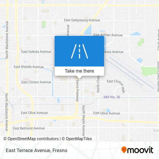Mapa de East Terrace Avenue