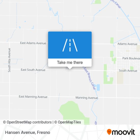 Mapa de Hansen Avenue