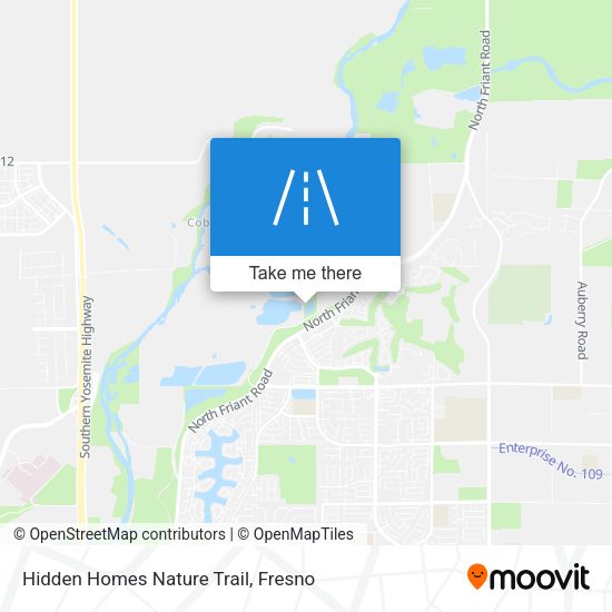 Hidden Homes Nature Trail map