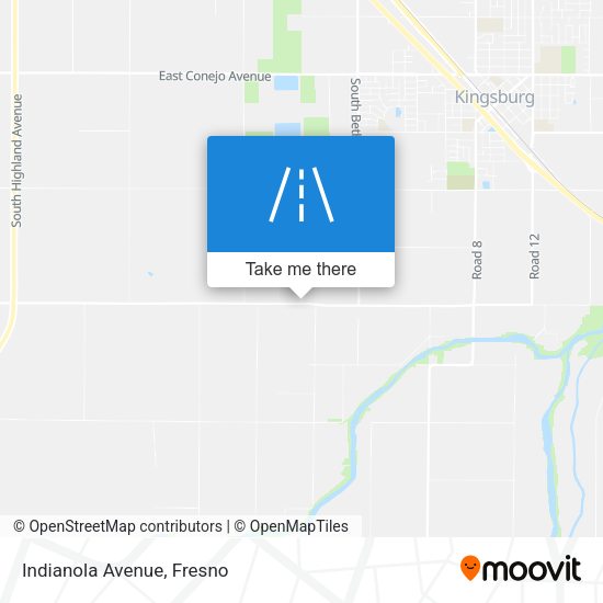 Indianola Avenue map