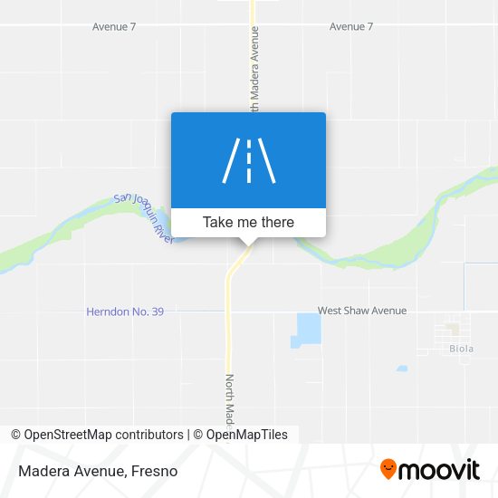 Mapa de Madera Avenue
