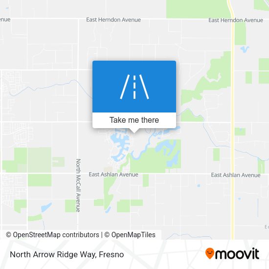 North Arrow Ridge Way map