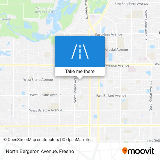 Mapa de North Bergeron Avenue