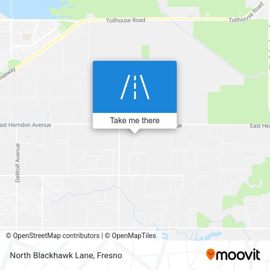 Mapa de North Blackhawk Lane