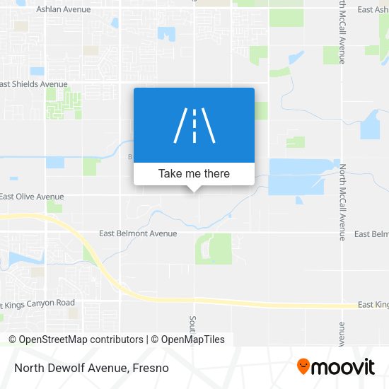 Mapa de North Dewolf Avenue