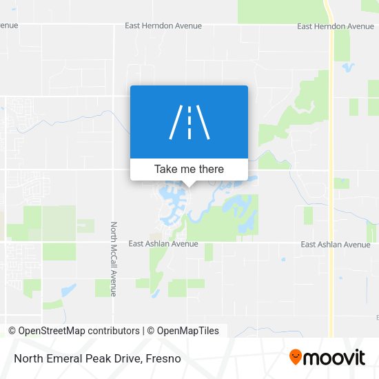 North Emeral Peak Drive map