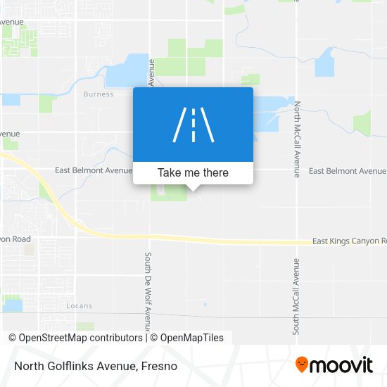 North Golflinks Avenue map