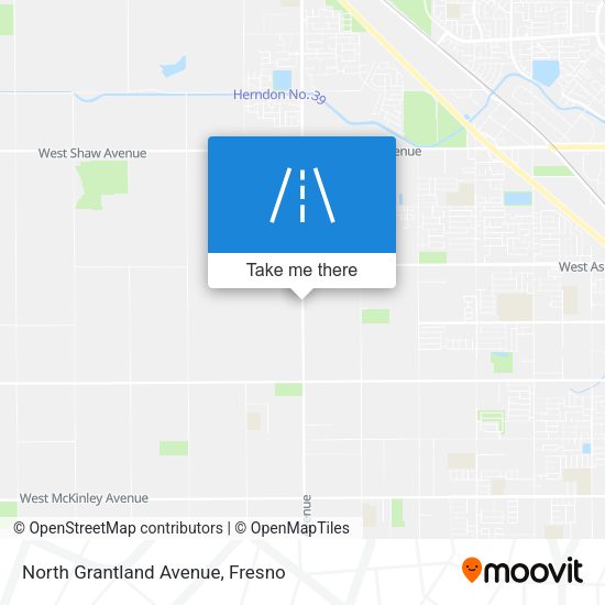 North Grantland Avenue map