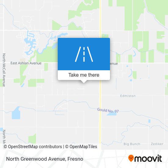 North Greenwood Avenue map
