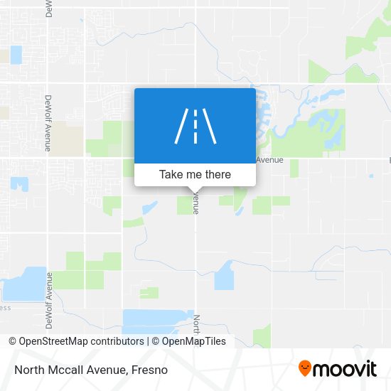 Mapa de North Mccall Avenue