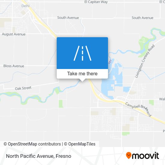 North Pacific Avenue map