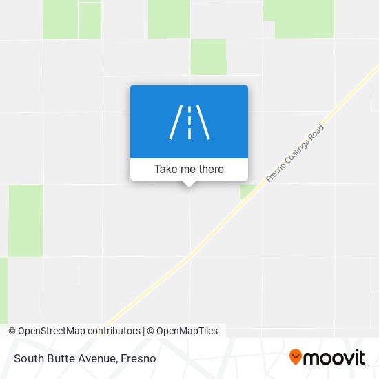 South Butte Avenue map